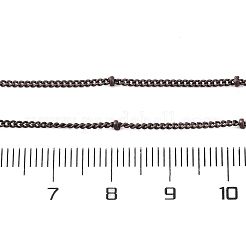 Brass Satellite Chains Necklaces for Women&nbsp;NJEW-D302-70R