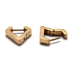 304 Stainless Steel Huggie Hoop Earrings&nbsp;STAS-J033-17A-G