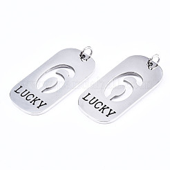 Non-Tarnish 201 Stainless Steel Pendants&nbsp;STAS-T044-220P-6