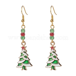 Christmas Theme Alloy Enamel Dangle Earrings&nbsp;EJEW-JE04511