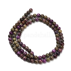 Natural Atlantisite Stichtite Beads Strands&nbsp;G-Z110-C06-4mm