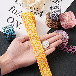 Leopard Printed Grosgrain Ribbons&nbsp;OCOR-TA0001-25