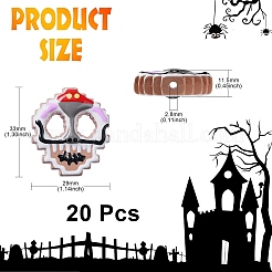 20Pcs Opaque Acrylic Beads&nbsp;OACR-CJ0001-57