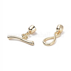Rack Plating Brass Toggle Clasps&nbsp;KK-E073-04G
