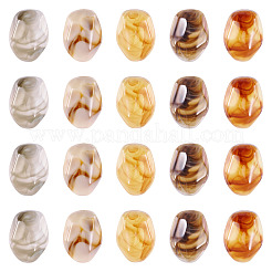 20Pcs 5 Colors Opaque Resin Cabochons&nbsp;RESI-TA0004-31