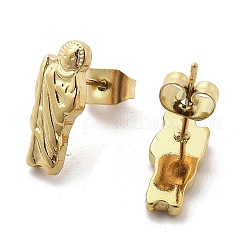 304 Stainless Steel Stud Earrings for Women&nbsp;EJEW-K271-03B-G