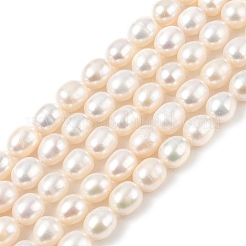 Natural Cultured Freshwater Pearl Beads Strands&nbsp;PEAR-I007-01D-01A