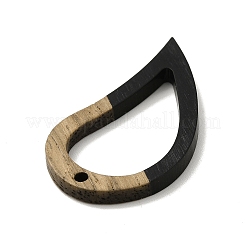 Opaque Resin & Wood Pendants&nbsp;WOOD-F012-03