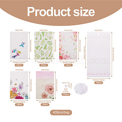 100Pcs 5 Style Rectangle Cardboard Jewelry Display Cards&nbsp;CDIS-YS0001-03
