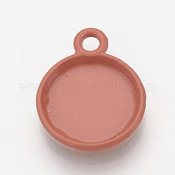 Spray Painted Alloy Enamel Pendants&nbsp;LS-ENAM-Q425-39B