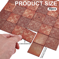 30Pcs Dollhouse Mini Tiles&nbsp;DIY-WR0004-94