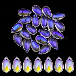 Transparent Glass Charms&nbsp;GLAA-YW0003-03