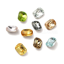 Faceted K9 Glass Rhinestone Cabochons&nbsp;GGLA-R042-01B