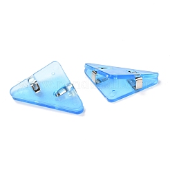Triangle Shaped Plastic Clips&nbsp;AJEW-F054-02F