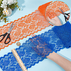 20M 2 Colors Polyamide Yarns Lace Ribbons&nbsp;DIY-GA0008-90