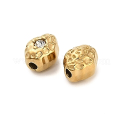 304 Stainless Steel Rhinestone Bead&nbsp;STAS-U047-08G