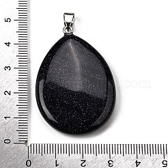 Synthetic Blue Goldstone Pendants&nbsp;G-F820-14P-04