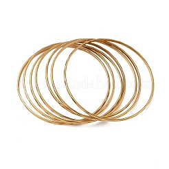 7Pcs 304 Stainless Steel Bangles for Women&nbsp;BJEW-C132-05G