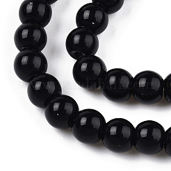 Opaque Solid Color Glass Beads Strands&nbsp;GLAA-T032-P8mm-01