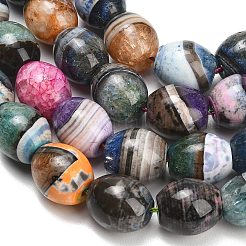 Natural Agate Beads Strands&nbsp;GG-L001-E01-01