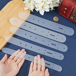 5Pcs PVC Plastic Belt Holes Templates&nbsp;TOOL-CY0001-03
