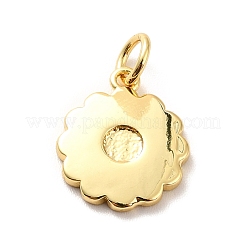 Rack Plating Brass Pendants&nbsp;KK-M230-30G