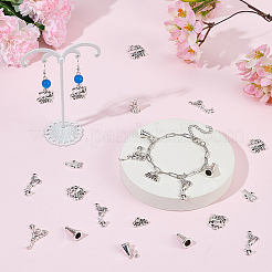 70Pcs 7 Styles Tibetan Style Alloy Pendants&nbsp;TIBEP-BM0001-02