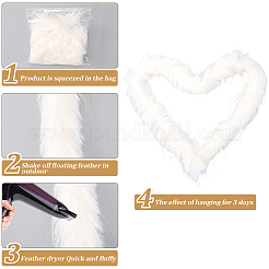 Fibre Top for DIY Hand-Decorated Artificial Wool Strip Accessories&nbsp;FIND-WH20003-98C