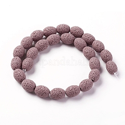 Natural Lava Rock Beads Strands&nbsp;G-F671-03B-17