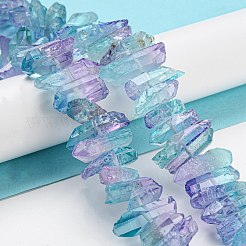 Natural Dyed Quartz Beads Strands&nbsp;G-G791-14L