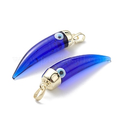 Handmade Evil Eye Lampwork Pendants&nbsp;LAMP-F031-01G-04