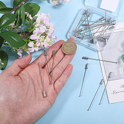 30Pcs Brass Brooch Findings&nbsp;KK-CA0003-77