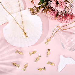 10Pcs Brass Micro Pave Clear Cubic Zirconia Pendants&nbsp;KK-BBC0023-49