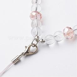 Glass Crystal Beaded Mobile Straps&nbsp;MOBA-G063-01