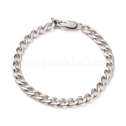 Tarnish Resistant Men's 304 Stainless Steel Cuban Chains Bracelets and Necklaces Jewelry Sets&nbsp;SJEW-JS01159