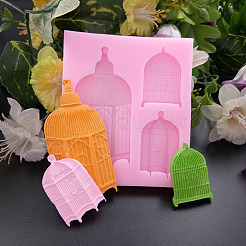 Birdcage Shape DIY Food Grade Silicone Molds&nbsp;AJEW-P046-27