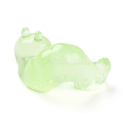 Luminous Resin Worm Ornament&nbsp;LS-DJEW-R011-01B-02