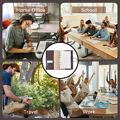 Vintage PU Leather Binder Travel Journal&nbsp;AJEW-WH20130-219B