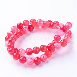 Natural Agate Beads Strands&nbsp;G-F315-10mm-02