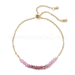 Adjustable 304 Stainless Steel Cable Chain Slider Bracelets&nbsp;BJEW-JB13089-02