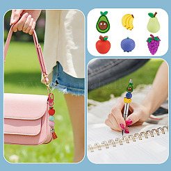 12Pcs 6 Styles Silicone Beads&nbsp;SIL-TA0003-18