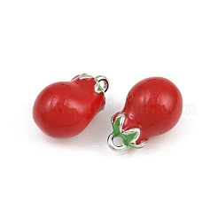 Brass Enamel Pendants&nbsp;KK-CBA6818-08P