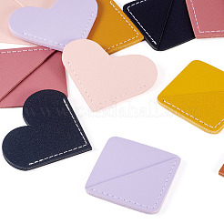 12Pcs 2 Styles Imitation Leather Book Corner Protectors&nbsp;AJEW-TA0001-99