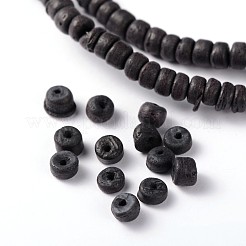 Natural Coconut Column Bead Strands&nbsp;COCB-O001-07