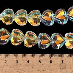 Electroplate Transparent Glass Beads Strands&nbsp;EGLA-B012-AB