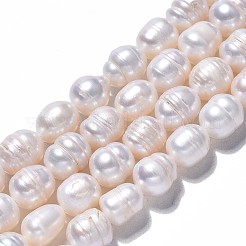 Natural Cultured Freshwater Pearl Beads Strands&nbsp;LS-PEAR-N012-07C