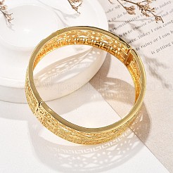 Brass Bangles for Women&nbsp;BJEW-D313-06G