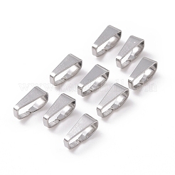 Tarnish Resistant 304 Stainless Steel Snap On Bails&nbsp;STAS-S057-39
