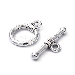 Tibetan Style Alloy Toggle Clasps&nbsp;X-LF0034Y