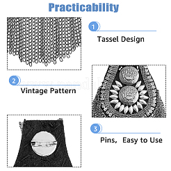 2Pcs Fashionable Tassel Epaulettes&nbsp;DIY-FH0005-31